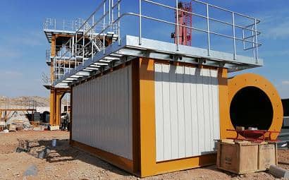 asphalt plant installation